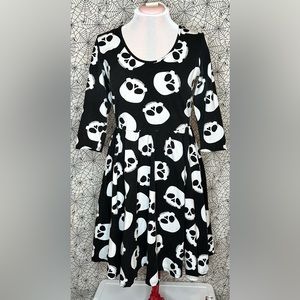DEADLY DAMES BY MICHELINE PITT HOT ROD HONEY SKULL DRESS